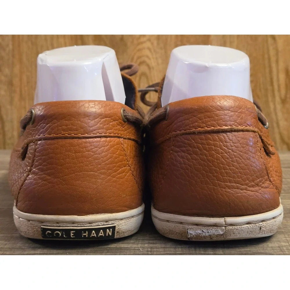 Cole Haan Leather Boat Shoes Mens Size 11 Brown